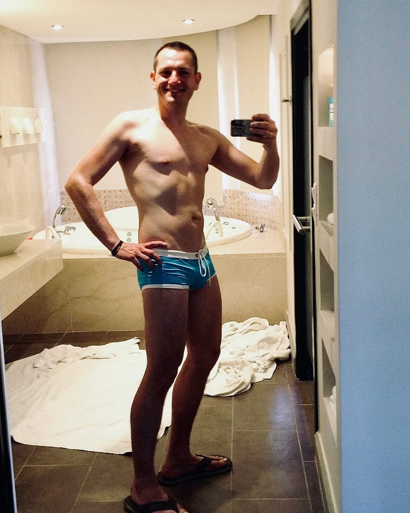 Badehose Skinny fat